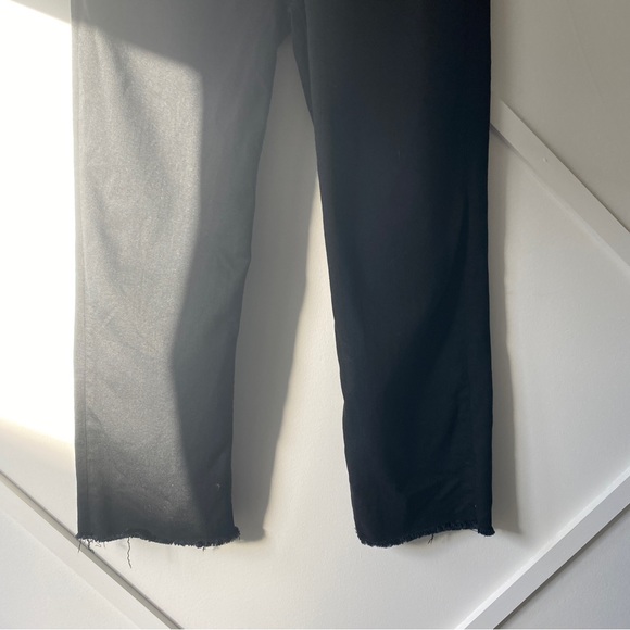 Rag and Bone Wren High Rose Straight Black Jeans - 30 - Picture 9 of 14